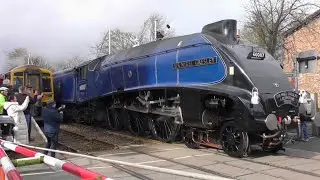 60007 Sir Nigel Gresley CREWE to GROSMONT arriving today 13-03-2025