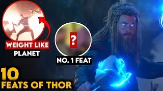 Top 10 Feats Of Thor in MCU | Thor most Powerful Feats | In Hindi | SUPERHERO STUD10S