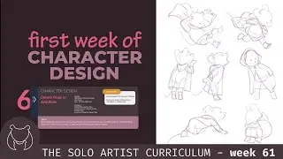 Starting Character Design - The Solo Artist Curriculum Self-taught art journey