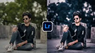 Lightroom mobile dark navy blue tone photo editing tutorial \\ lr edit \\ download preset free \\