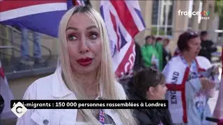 Retour sur la manifestation contre l'immigration &agrave; Londres  - La Story de Louis Amar