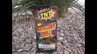 TNT Fireworks - Artillery Shell with Comet Tail