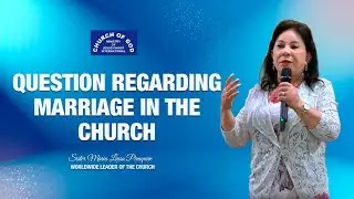 (English) Question regarding marriage in the Church, Sr. Maria Luisa Piraquive - CGMJCI