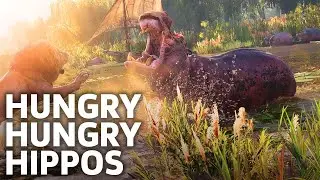 Assassin&rsquo;s Creed Origins - When Hippos ATTACK Gameplay