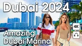 Dubai Live 24/7 🇦🇪 Amazing Dubai Marina [ 4K ] Walking Tour
