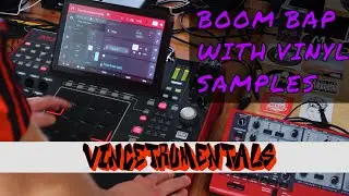 MAKING A BOOM BAP BEAT WITH VINYL SAMPLES : MPC Live / X / One