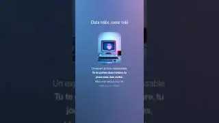 Data vol&eacute;e, c&oelig;ur vol&eacute; (violette) / Sabcy / EQUIPE VIOLETTE