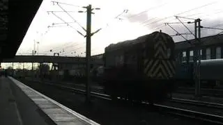 Gronk 08405 Crawls through Doncaster West Yard with Whistles.