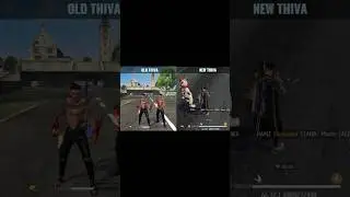 FREE FIRE OLD THIVA VS NEW THIVA ABILITY TEST CHARACTER TEST GARENA #short #shorts