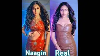 All naagin real look vs naagin look #youtubeshorts #trendingshorts #viralshorts
