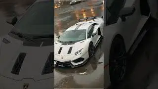 Lamborghini Hurac&aacute;n Tecnica Reveal | Wind-Lifted Tarp & Spotlight Drama #lamborghini #shorts