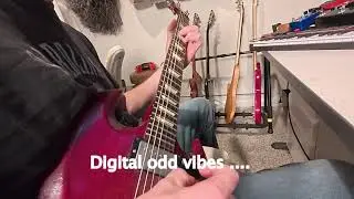 Making textures with digital artifacts. Line 6 helix as tone generator
