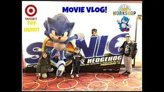 Sonic The Hedgehog Movie Vlog! Target Toy Hunt! Sonic Build A Bear!