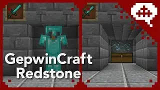 Minecraft Armor Stand Hidden Door : Gepwin's Redstone Tutorials