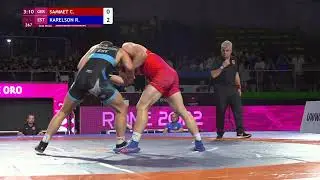 GOLD GR - 97 kg: C. SAMMET (GER) v. R. KARELSON (EST)