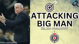 Željko Obradović - Attacking Flat Defense with Pick & Pop Action