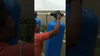 Water purifier back wash #watermanagement #watertreatmentsolutions