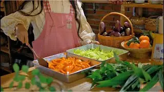 Vlog 5: The coconut jam is colored using leaves from the garden | Mứt dừa non đ&oacute;n Tết