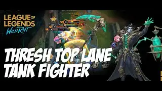 Top Lane Thresh Build - A Full Tank Build For The AD Carry | Wild RIft