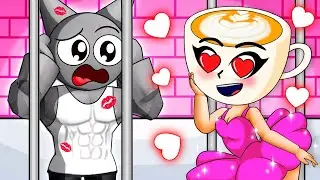 ¡Atrapado en la prisión del AMOR de BALLERINA CAPPUCCINA! (BERRY SPRUNKI Espanol)