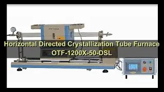 Horizontal Directed Crystallization (HDC) Tube Furnace, 1100&deg;C Max. - OTF-1200X-50-DSL