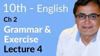 10th Class English,  Lesson 2 - Exercise MCQ's - Grammar Portion -Class 10 English Chapter 2 Grammar