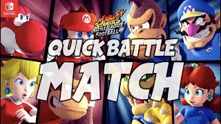 Mario VS Donkey Kong | Quick Battle Match | Mario Striker Battle League Football | Nintendo Switch
