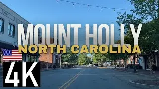 Road Tour Drive of Mount Holly, North Carolina in 4K - NC-27 - Mt. Holly Rd. - Mount Holly Tour