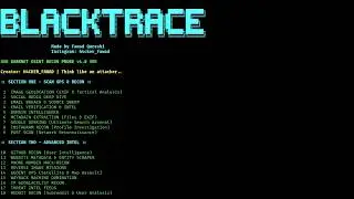 Black Trace OSINT Tool on Kali Linux | Installation & Demo for Ethical Hacking Research