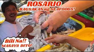 ROSARIO BAGSAKAN NG SEAFOODS! Bili Na! Masaya Dito | Fresh Seafood Market In Cavite.