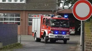 [Brand-2 Brennt Treppenhaus] Einsatzfahrten der FF Nettetal L&ouml;schzug Breyell