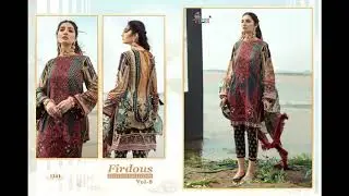 Firdous Exclusive Collection Vol 8 Shree Fabs Pakistani Salwar Suits Jaam Silk Digital Style Casual