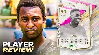 PERFECTION! 😲 99 FUTTIES PELE PLAYER REVIEW FC 24 ULTIMATE TEAM