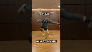 How to Flare to Handstand Spin #breakdance #flare #calisthenics #handstandtutorial