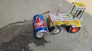Matchbox Road Roller at home -DIY soda can Road Roller