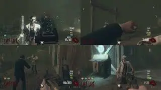 Call Of Duty Black Ops 2 Zombies - 4 player split screen (no commentary - Xbox 360)
