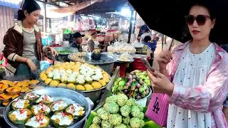 Best Walking Tour Old City 2026 - Walking in Countryside Traditional Market, Kandal Province