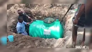 #Aathi Agency 1200 litres# FRP bio septic tank  installed at #muthupettai #Athirshtam jewellary