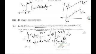 IIT JAM MS ; Mathematical Statistics , JAM 2021 Solution of Q No. 51 ; carrying 2 marks.