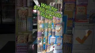 $750,000 Winning Ticket #lottery #scratch #winning #winningticket #liquorstore #winner