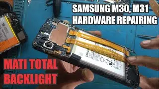 perbaikan service samsung m31 hardware LCD tidak tampil