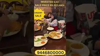 Premium Veg Restaurant Sale at Rajouri Garden  Metro Station - Delhi