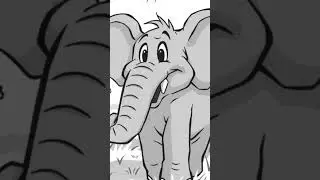 Why Do Elephants Have Long Trunks? 🐘 | Fun Fact for Kids!#funfact #shorts #kidslearning