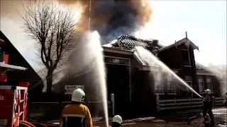 Brand Wervershoof 7 april 2013