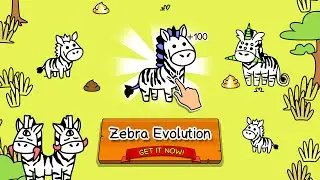 Zebra Evolution - Clicker Game for iPhone and Android