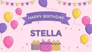 Happy Birthday Picture Frame for Stella