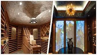 75 Transitional Gray Floor Wine Cellar Design Ideas You'll Love 🌈