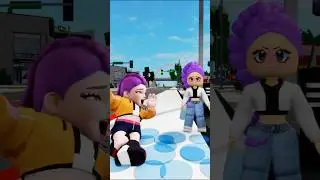 Fake rumi got her own treatment 😂 #robloxshorts #roblox #shorts