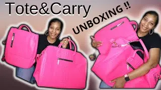TOTE & CARRY UNBOXING | AFFORDABLE LUXURY LUGGAGE REVIEW | XL DUFFLE + BACKPACK