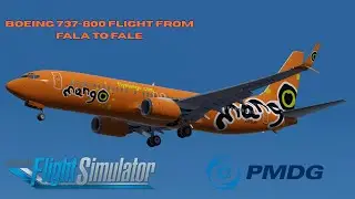Lanseria (FALA) to Durban King Shaka (FALE) Cockpit view flight with a Boeing 737 800